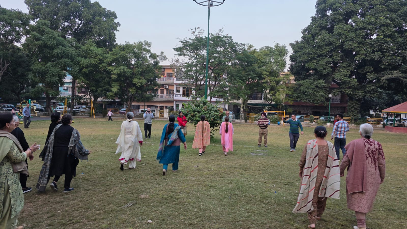 Residents and Community Activities in the Park